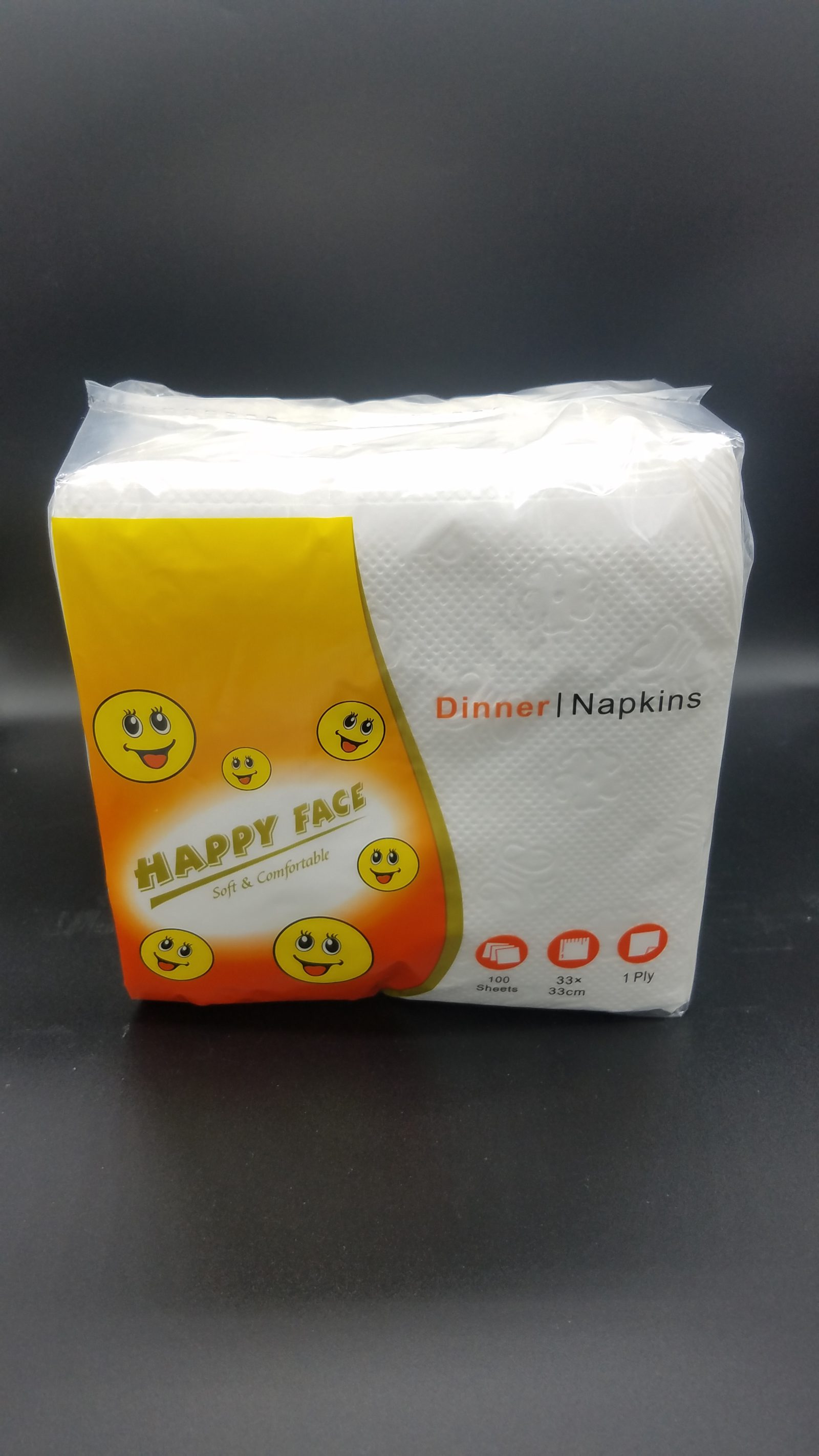 Happy Face Napkin Choi's Manufacturing & Co.